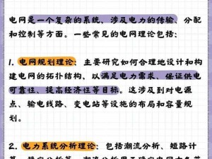 九九电网理论是一种新型的电力分配和管理系统