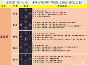 黎明前 20 分钟：神圣护盾流，称霸战场的无敌攻略