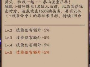 探寻阴阳师独眼小僧的神秘力量：技能属性图鉴全解析