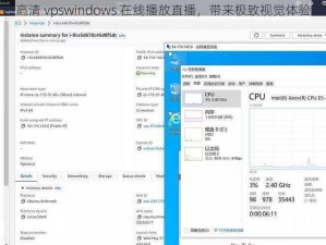 高清 vpswindows 在线播放直播，带来极致视觉体验