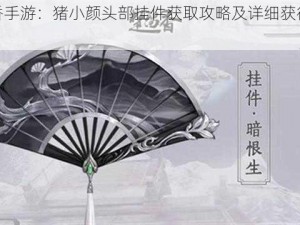 楚留香手游：猪小颜头部挂件获取攻略及详细获得方法解析