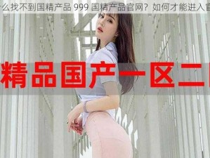 为什么找不到国精产品 999 国精产品官网？如何才能进入官网？