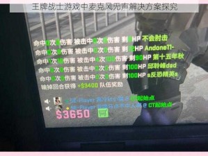 王牌战士游戏中麦克风无声解决方案探究