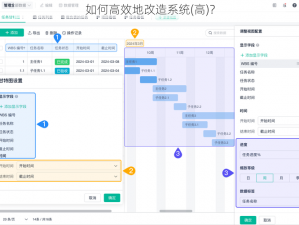 如何高效地改造系统(高)？