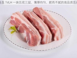 付先生 1VLH 一块五花三层、薄厚均匀、肥而不腻的高品质五花肉