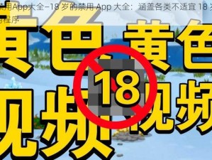 18岁的禁用App大全—18 岁的禁用 App 大全：涵盖各类不适宜 18 岁以下使用的应用程序