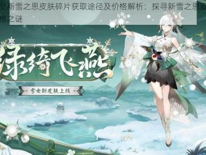 阴阳师雨女新雪之思皮肤碎片获取途径及价格解析：探寻新雪之思皮肤的珍贵碎片与价格之谜