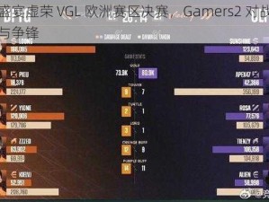 电竞盛宴虚荣 VGL 欧洲赛区决赛，Gamers2 对战 R3D，谁与争锋