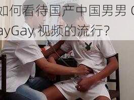 如何看待国产中国男男 GayGay 视频的流行？