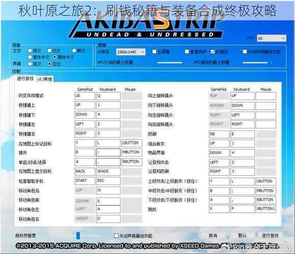 秋叶原之旅2：刷钱秘籍与装备合成终极攻略