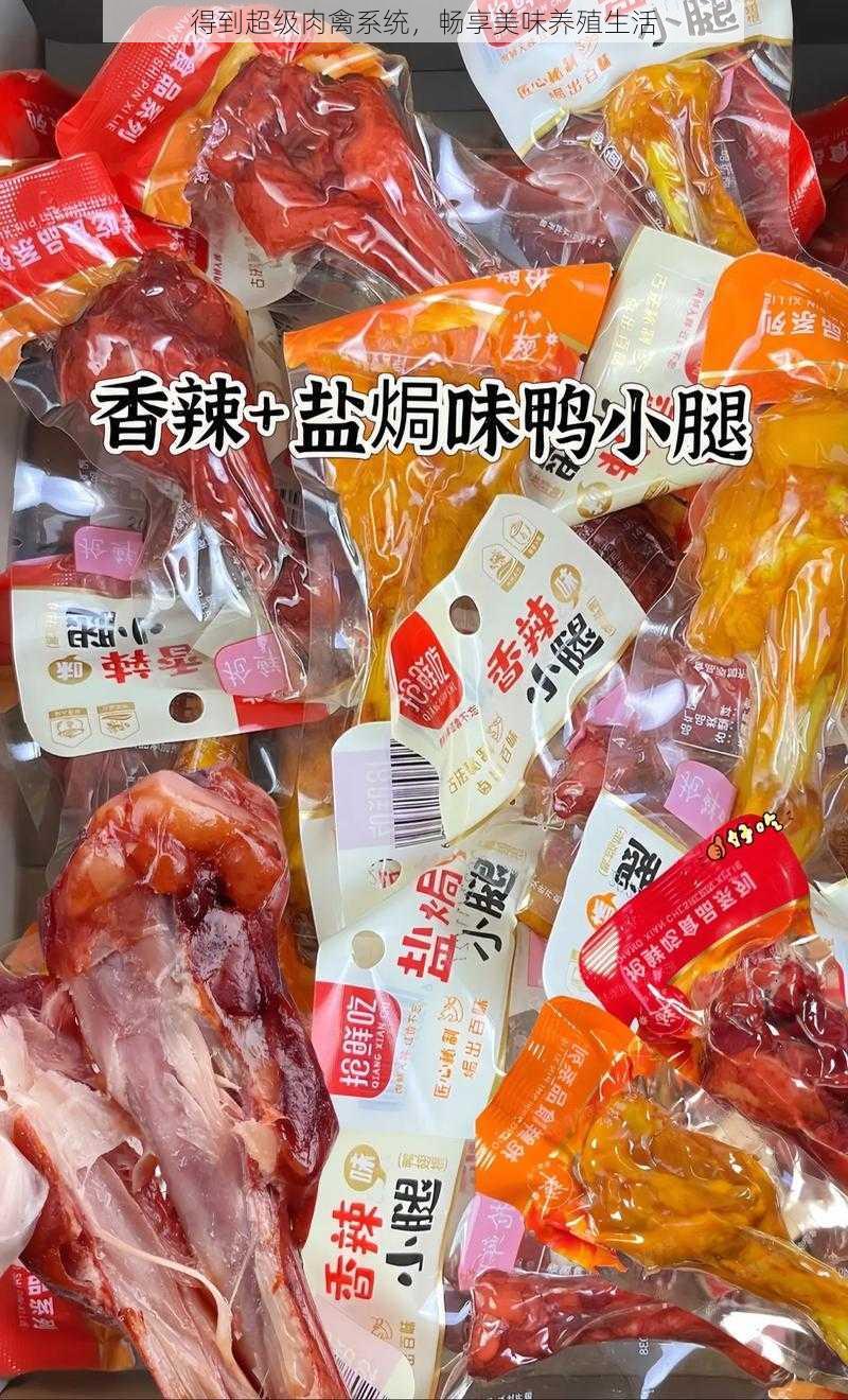 得到超级肉禽系统，畅享美味养殖生活