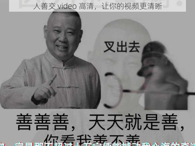 人善交 video 高清，让你的视频更清晰