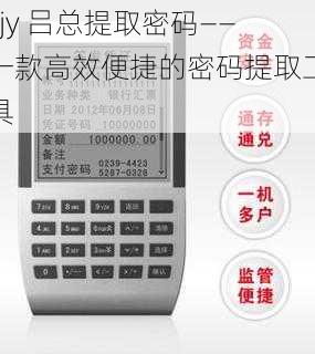 zjy 吕总提取密码——一款高效便捷的密码提取工具