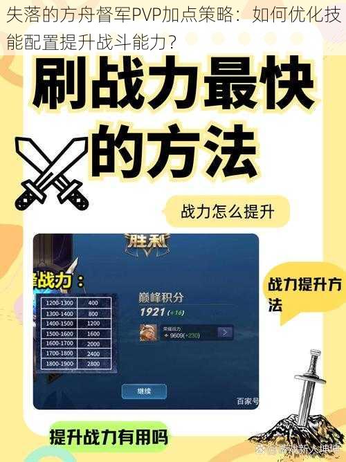 失落的方舟督军PVP加点策略：如何优化技能配置提升战斗能力？