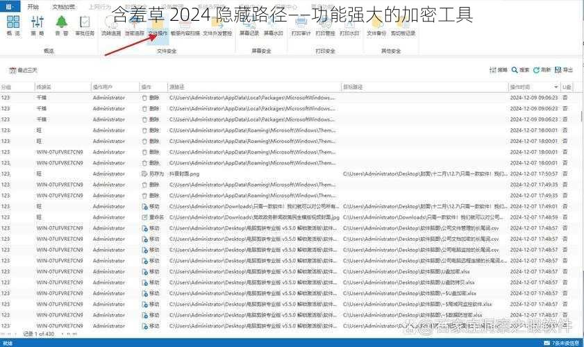 含羞草 2024 隐藏路径——功能强大的加密工具