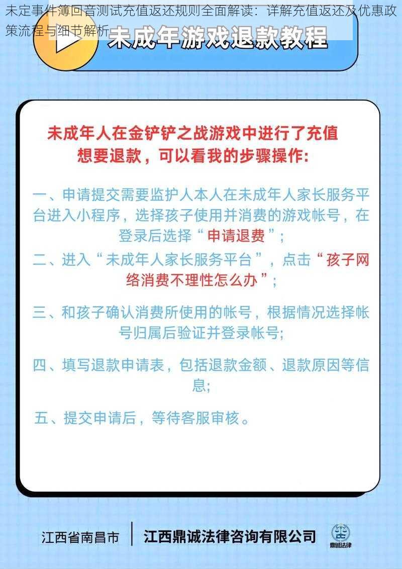 未定事件簿回音测试充值返还规则全面解读：详解充值返还及优惠政策流程与细节解析