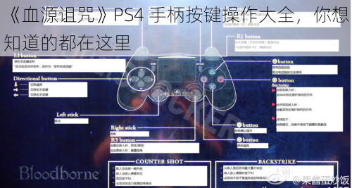 《血源诅咒》PS4 手柄按键操作大全，你想知道的都在这里