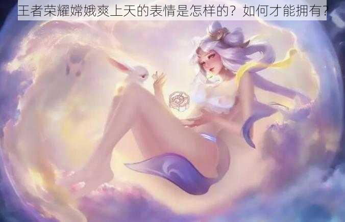 王者荣耀嫦娥爽上天的表情是怎样的？如何才能拥有？