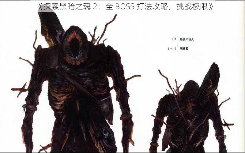 《探索黑暗之魂 2：全 BOSS 打法攻略，挑战极限》