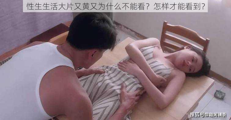 性生生活大片又黄又为什么不能看？怎样才能看到？