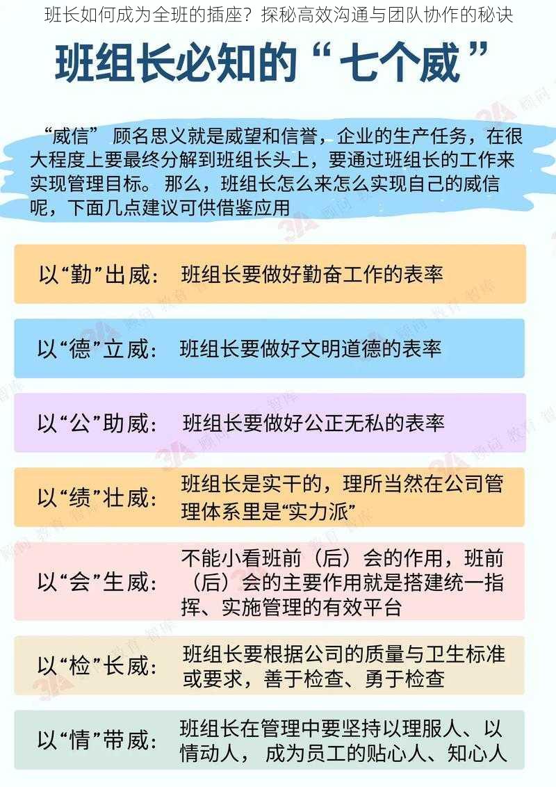 班长如何成为全班的插座？探秘高效沟通与团队协作的秘诀