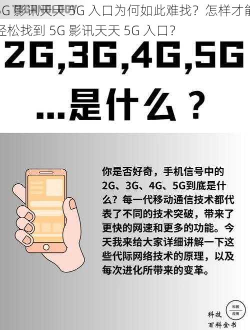 5G 影讯天天 5G 入口为何如此难找？怎样才能轻松找到 5G 影讯天天 5G 入口？