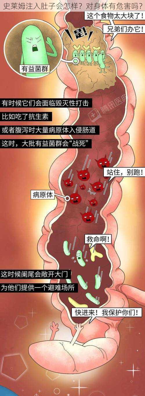 史莱姆注入肚子会怎样？对身体有危害吗？