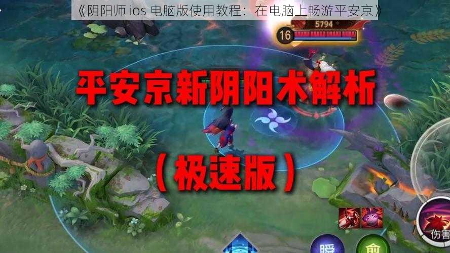 《阴阳师 ios 电脑版使用教程：在电脑上畅游平安京》